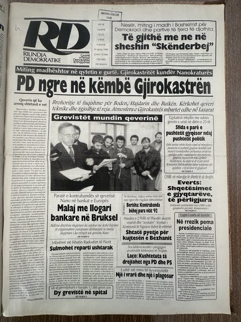 Rilindja Demokratike 1998-01-31